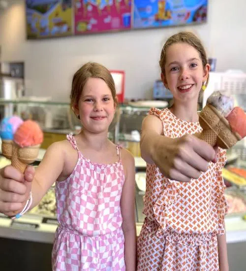 Ijs in diverse smaken bij Ijssalon de Mient